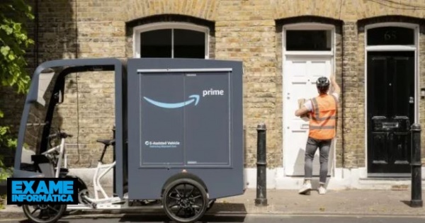 Amazon começa a fazer entregas a pé e de bicicleta elétrica no Reino Unido